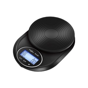 Coffee Scale Digital Display Round Waterproof 0.1g 3kg For Kitchen Coffee Weighing - Product Image 2