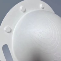 Boîte en pulpe de papier moulée, biodégradable, compostable, recyclée, pressée à l'état humide