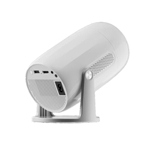 Mini projecteur Lenovo 100M, mise au point automatique, lumière LED, léger, intelligent, portable, home cinéma, 400 ANSI, prend en charge la 4K, Android, haut-parleurs intégrés
