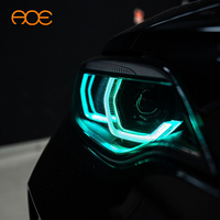 Adaptador de Faros Plug and Play para Serie 2 F22/F23/M2 F87 LCI, 4 Placas LED RGBW DRL con Cambio de Color para Controlador de 12V
