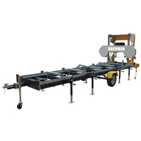 Récolteuse de bois scierie à ruban machine à couper le bois scie à ruban machines équipement de serrage