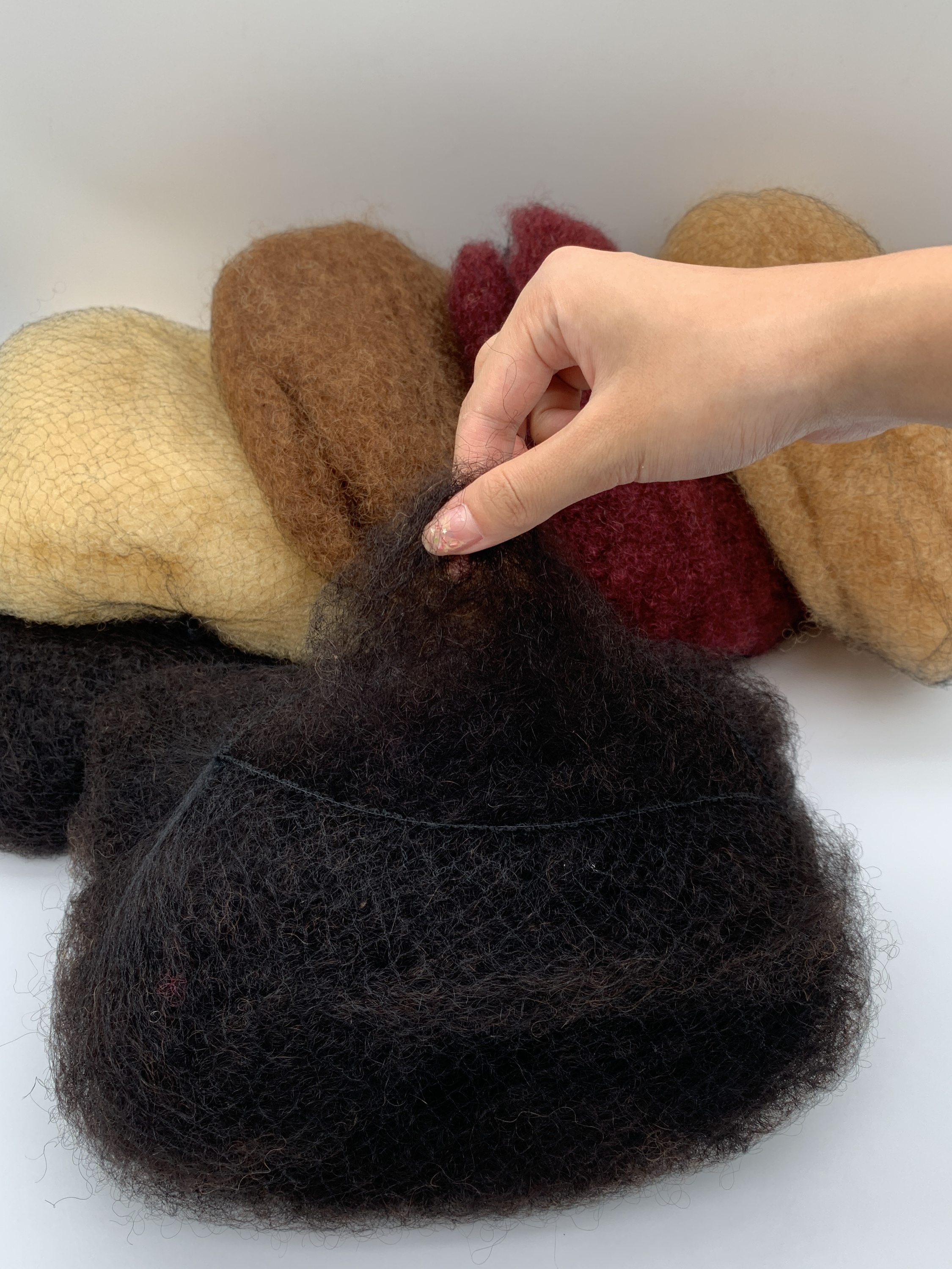 Vast Hair KAMA Factory Price Hair 4CW Accessories in Bulk Mixed Wholesale Afro Kinky Bulk Human Hair for Braids Braiding and Twist thumbnail 2