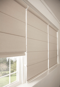 ستائر رومانية آلية تعمل ببطارية الليثيوم، قماش صديق للبيئة يفلتر الضوء، سهلة التركيب للنوافذ الفرنسية - تصميم عصري للمكاتب - Product Image 2