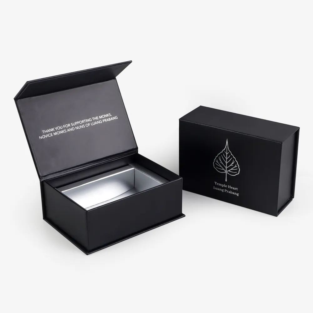 Umwelt freundliche Logo Designer Karton Verpackung Magnet verschluss Benutzer definierte schwarze Schuh Faltbare Magnet papier Geschenk box mit Logo