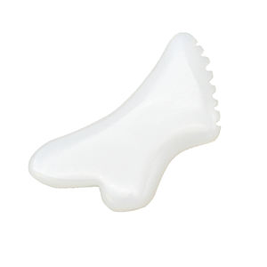 100% naturale bianco giada Guasha Stone Gua Sha strumento facciale per Spa <span class=keywords><strong>meditazione</strong></span> rilassante - Product Image 2