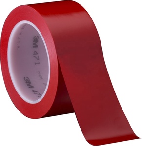 Ruban adhésif en vinyle 471, adhésif en caoutchouc simple face, ruban de masquage imperméable - lumineux et accrocheur pour une meilleure visibilité - Product Image 6