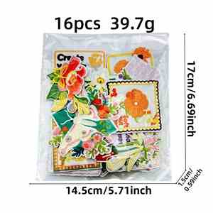 Nouvelle conception de patch brodé thermocollant, style frais, fleur, rose, papillon, appliqué pour chapeau, vêtements, coque de téléphone, décoration - Product Image 2