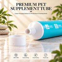 Tube d'emballage sous vide pour compléments alimentaires pour animaux de compagnie, isolation à l'air, emballage de nutrition fraîche pour la santé des chiens et des chats