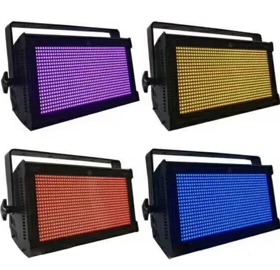 Factory directly sell Luces LED stage light DMX Control 1000w RGB full color atomic Led strobe light led for dj club party stage