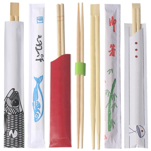 Custom <strong>Chopstick</strong> with Sleeves Dart Sticks Bandeja Bamb Personalizable Baguettes Sushi Et Boite <strong>Disposable</strong> Party Items - Product Image 3