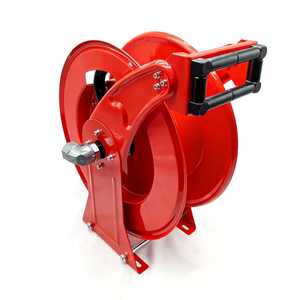 Carrete de manguera retráctil de alta presión de acero para lavado de coches, montado lateralmente, <span class=keywords><strong>con</strong></span> garantía de 1 año, longitud de 10M/15M, entrada de 3/4"/1" - Product Image 5