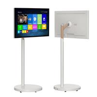 Téléviseur 27 pouces avec écran sans fil mobile, affichage interactif Android pour intérieur, tableau blanc interactif domestique, streaming en direct activé