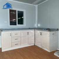 Maison conteneur extensible 4 chambres, kit de structure en acier préfabriqué, design moderne, origine Shandong ShanHai