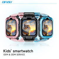 Montre connectée pour enfants avec emplacement pour carte SIM, étanche IP67, suivi LBS, caméra transparente, SOS, SDK, OGS RTOS, magnétique, pour enfants, OEM en gros