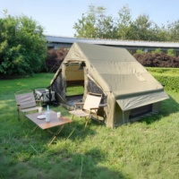 Tente gonflable familiale de grande taille pour le camping, protection UV, imperméable, 6 à 18 mètres carrés