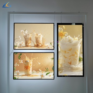 กล่องไฟ LED เมนูแบบแขวนสองด้านแสดงเมนูร้านอาหาร - Product Image 2