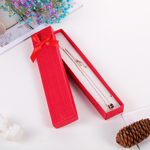 Multi-color Luxury Rectangle Jewelry Gift Box Paper <strong>Cardboard</strong> for Necklace Bracelet <strong>Storage</strong> Packaging <strong>Boxes</strong> - Product Image 1