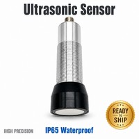 Capteur à ultrasons étanche, distance de détection réglable de 4 m, IP65, CE, RoHS, NPN, PNP, sortie 4-20 mA, capteur de niveau à ultrasons, Rs485