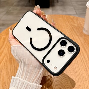 <span class=keywords><strong>Coque</strong></span> magnétique transparente en TPE couleur titane <span class=keywords><strong>originale</strong></span> effet peau de macaron pour <span class=keywords><strong>iPhone</strong></span> 17 Pro Max - Product Image 4