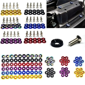 10 tornillos cóncavos M6 para modificación de coches, parachoques, motor, tuercas de matrícula, junta - Product Image 1