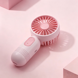 Mini Ventilatore <span class=keywords><strong>Portatile</strong></span> USB a 3 Velocità, Ideale per Campeggio, Auto, Viaggi all'Aperto e Hotel, Leggero e Molto Apprezzato - Product Image 1