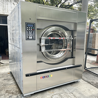 Machine à laver industrielle de 100kg Extracteur de laveuse entièrement automatique à usage intensif pour les entreprises de blanchisserie et les hôtels