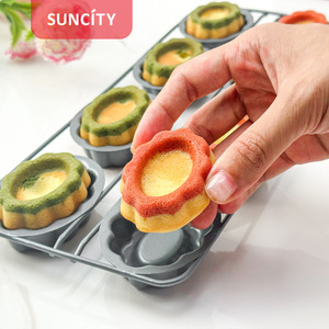 Suncity Cake Mold 6-Cavity Non-Stick Tart Pan Baking Pastry Tool For Dessert Making - Product Image 3