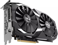 ASUS RX590 8G DUAL GME avec interfaces DP DVI PCI Express Interface de mémoire de condition Mxm utilisée cartes graphiques remises à neuf 256 bits