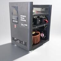 Régulateur de tension mural 5 kVA, type relais AC statique, large plage de tension d'entrée 45-280 V, stabilisateur de tension AVR 220 V