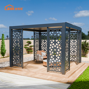 JHR Custom Modern Aluminium Louvre Scherm van Aluminiumlegering voor Villa, Tuin, Privacy, Windbreker Paneel, Geschikt voor Residentiële en Hotelgebruik, Milieuvriendelijk - Product Image 5