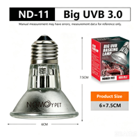 NOMOY animal domestique — lampe uva uvb de haute qualité à spectre complet, éclairage pour baignade à la tortue