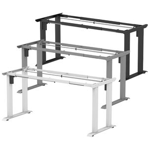 Table extra large à 4 pieds, tables assis-debout à double moteur, cadre de <span class=keywords><strong>bureau</strong></span> électrique réglable en hauteur <span class=keywords><strong>pour</strong></span> poste de travail ajustable - Product Image 3