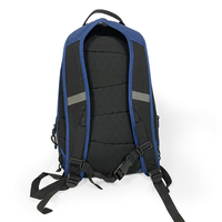 Sac à dos de sport authentique noir pour l'école primaire, avec pochette Airflow, fermeture biodégradable, option de transport pour les passionnés