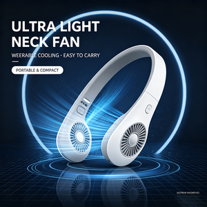 Portable Neck Hanging <b>Fan</b> Rechargeable <b>Hands</b> Free Cooler For Outdoor Sports Travel Home Office - Product Image 3