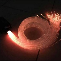 Kit de moteur de lumière LED RVB haute luminosité 85-260V 30W avec câble à fibres optiques à point d'éclair scintillant pour la décoration d'éclairage