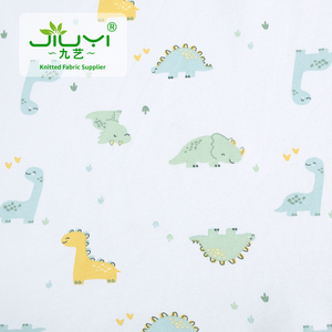 Trung Quốc Mới Sản Phẩm In Ấn Interlock Vải Dệt Kim Muslin 100% Cotton Vải Mẫu - Product Image 4