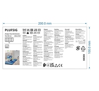 Étiquettes en papier autocollantes haute adhérence vierges prédécoupées en rouleau pour imprimante à ruban code-barres, impression rapide, fourniture d'usine