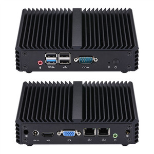 <span class=keywords><strong>Mini</strong></span> PC de Escritorio Qotom Q190S S07, <span class=keywords><strong>CPU</strong></span> J1900 de Cuatro Núcleos, Bajo Consumo, Doble Puerto LAN, Bluetooth Inalámbrico, Sin Ventilador - Product Image 1