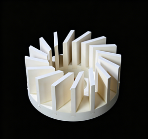 เครื่องบดผงละเอียดพิเศษแบบกำหนดเอง, เครื่องบดวัตถุดิบ, ล้อจำแนกอุตสาหกรรมอะลูมินาทนความร้อนสูง - Product Image 4