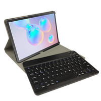 Casing untuk Samsung Galaxy Tab S6 10.5 SM-T860 SM-T865 2019 Penutup Casing Keyboard dengan Keyboard Rusia Spanyol Inggris Korea Arab