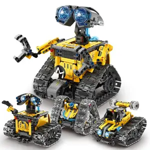 8053 приложение Программирование WALL-E робот 4 в 1 глаз может засветить модель головоломки подарочные строительные блоки Наборы игрушек для программирования