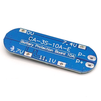 Carte de protection de la batterie au lithium 3S BMS PCB 10A 11.1V 12V 12.6V 18650 Efficace 3S BMS Catégorie de produit PCB & PCBA