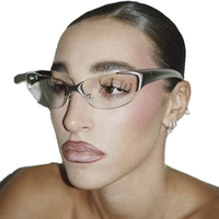 QUEJOEY 2026 – Lunettes de sport unisexe tendance, design enveloppant, pour course et cyclisme, style vintage, anti-lumière bleue, verres PC UV400