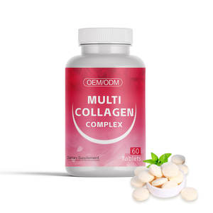 Hochwertige Nahrungs ergänzungs mittel Kollagen Tabletten Vitamin C Tabletten für Haar Haut Nägel Multi Kollagen - Product Image 2