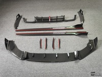 Kit de carrosserie en fibre de carbone style AE amélioré, léger et personnalisé, pour BMW X3M X4M, accessoires et outils automobiles, vente chaude