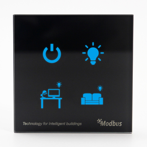 Hệ Thống Điều Khiển Phòng Khách Sạn Thông Minh Độc Quyền Sử Dụng Vật Liệu Thủy Tinh Kiểu Mới 12-36V RS485 Modbus <span class=keywords><strong>Touch</strong></span> Switch - Product Image 4