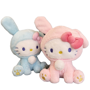 Boneka Kelinci Bunny Halokitty, Pakaian Kelinci Pinky HaloKitty, Boneka Helo Kitty yang Dapat Dipeluk - Product Image 4