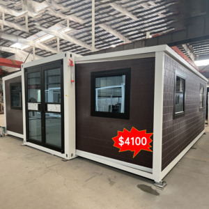 Maison modulaire préfabriquée bon marché à vendre Maison préfabriquée moderne américaine prix <span class=keywords><strong>10m2</strong></span> 2 chambres à coucher petite maison extensible empilable - Product Image 1
