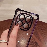 Coque de téléphone portable antichoc en TPU avec pare-chocs électro-plaqué pour Redmi Note 17 Pro 5G