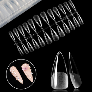 Soft Gel Almond Short Coffin Long Square <b>Nail</b> Tips Full Cover Salon Manicure Artificial Fingernails Press on <b>Nail</b> <b>Extension</b> Tool - Product Image 1
